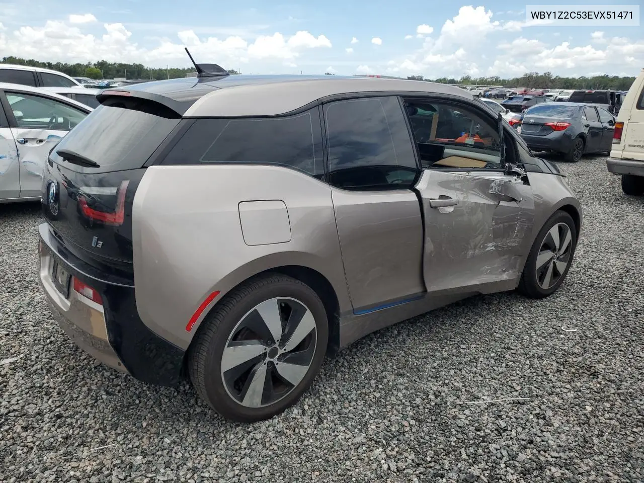 2014 BMW I3 Bev VIN: WBY1Z2C53EVX51471 Lot: 55389836