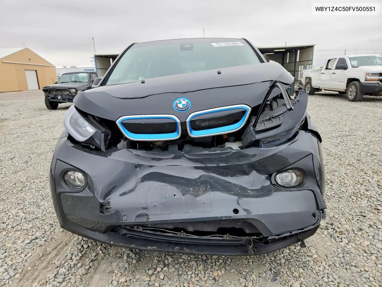 2015 BMW I3 Rex VIN: WBY1Z4C50FV500551 Lot: 51764386