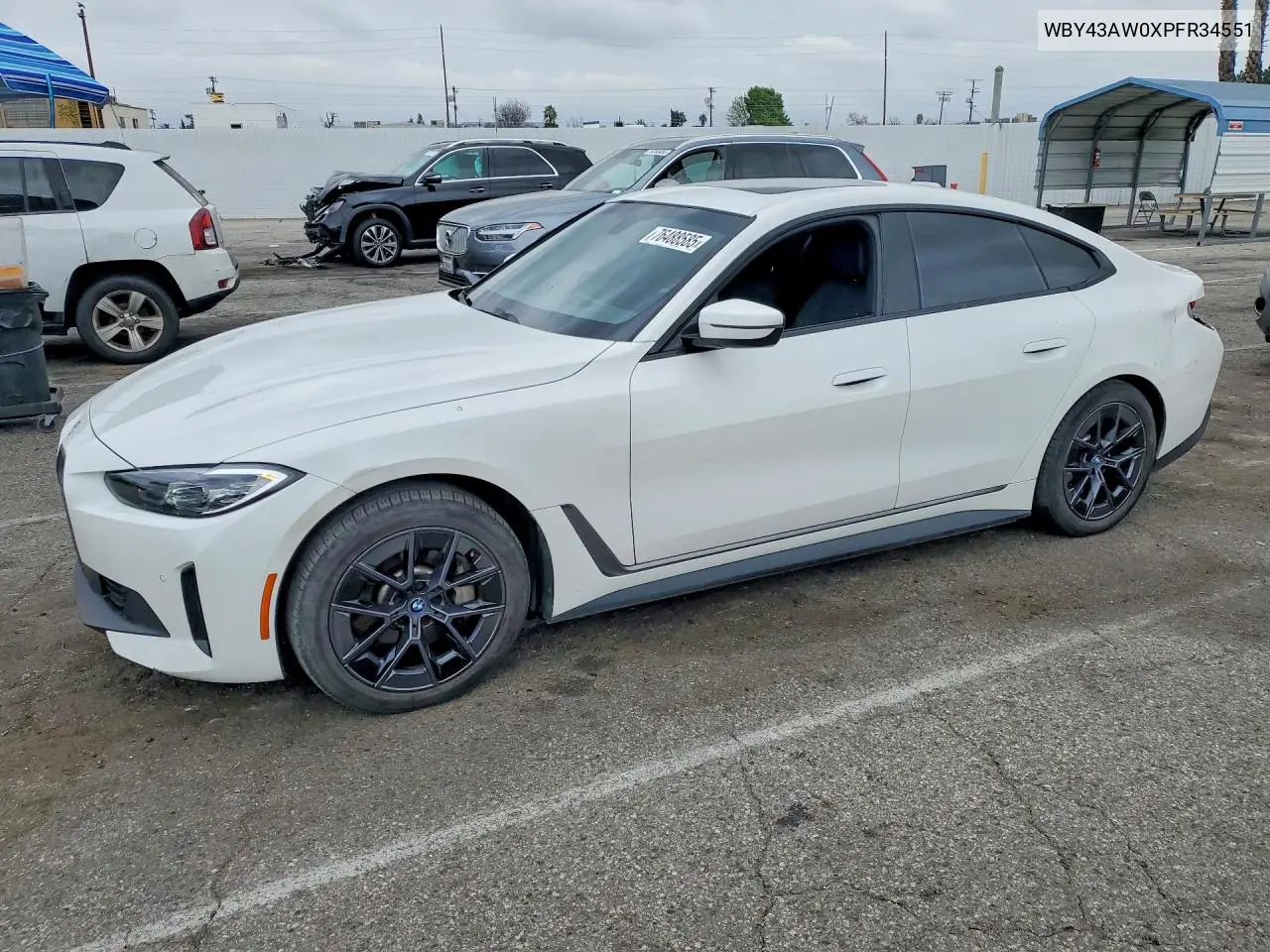 WBY43AW0XPFR34551 2023 BMW I4 Edrive 35