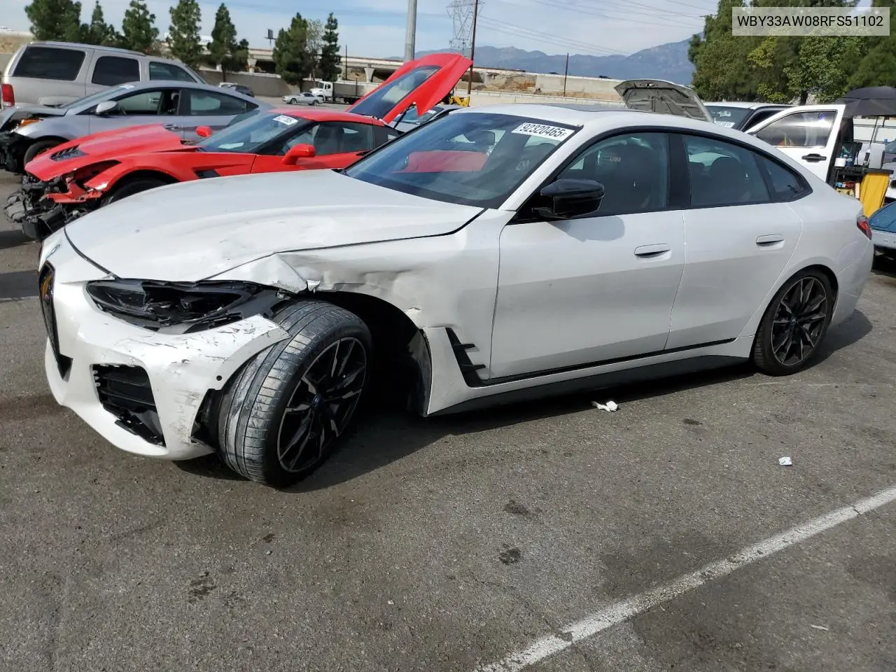 WBY33AW08RFS51102 2024 BMW I4 M50