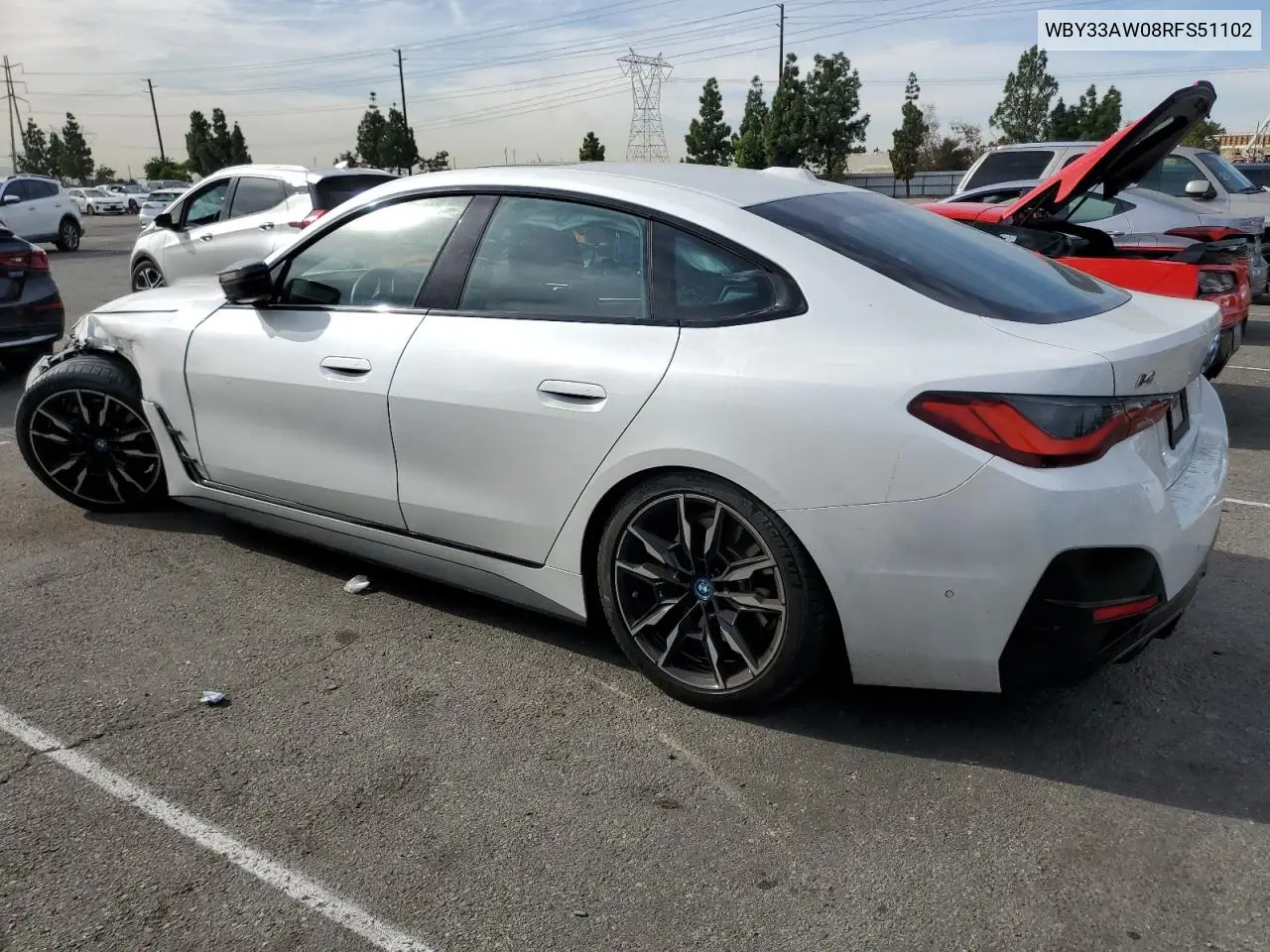 WBY33AW08RFS51102 2024 BMW I4 M50