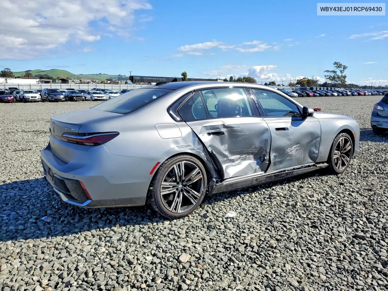 2024 BMW I7 Edrive50 VIN: WBY43EJ01RCP69430 Lot: 79473365