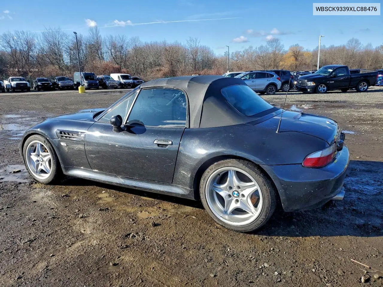 WBSCK9339XLC88476 1999 BMW M Roadster
