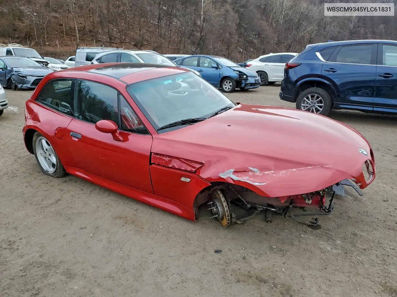 WBSCM9345YLC61831 2000 BMW M Coupe