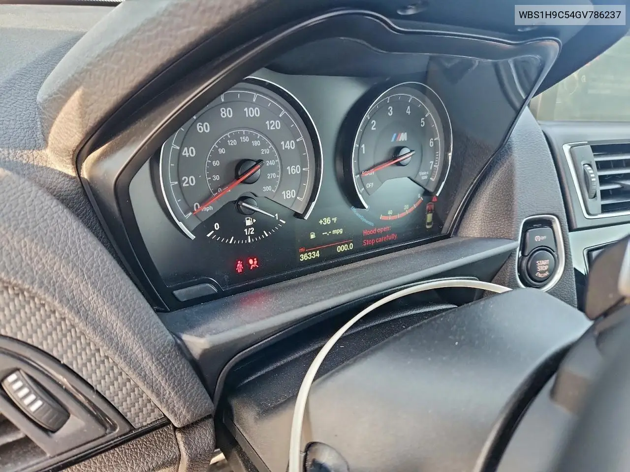 WBS1H9C54GV786237 2016 BMW M2