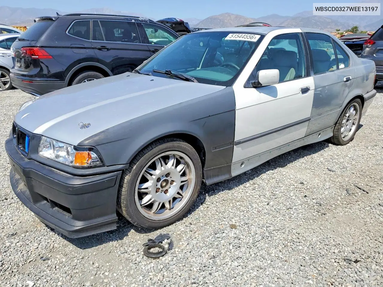 1998 BMW M3 Automatic VIN: WBSCD0327WEE13197 Lot: 51544556