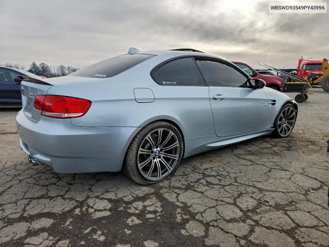WBSWD93549PY43996 2009 BMW M3