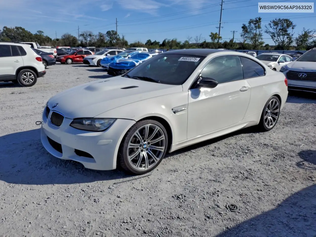 WBSWD9C56AP363320 2010 BMW M3