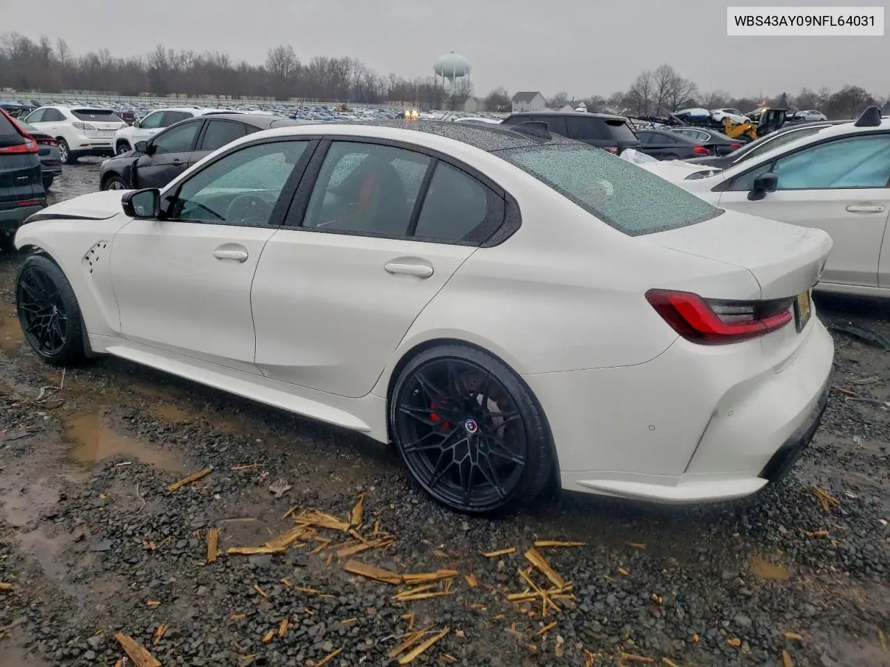 WBS43AY09NFL64031 2022 BMW M3 Competition