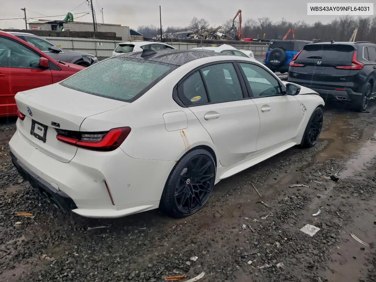 WBS43AY09NFL64031 2022 BMW M3 Competition