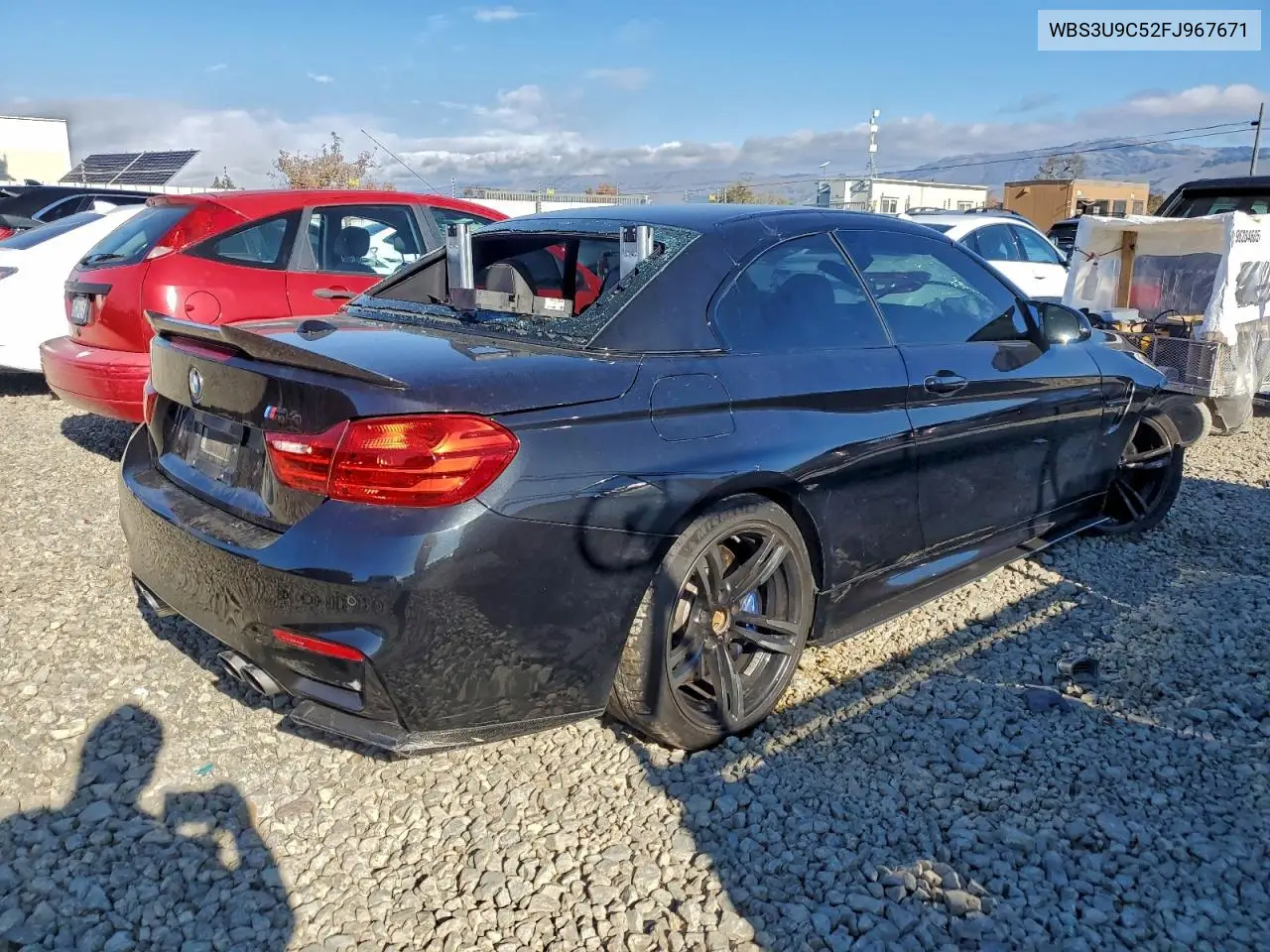WBS3U9C52FJ967671 2015 BMW M4
