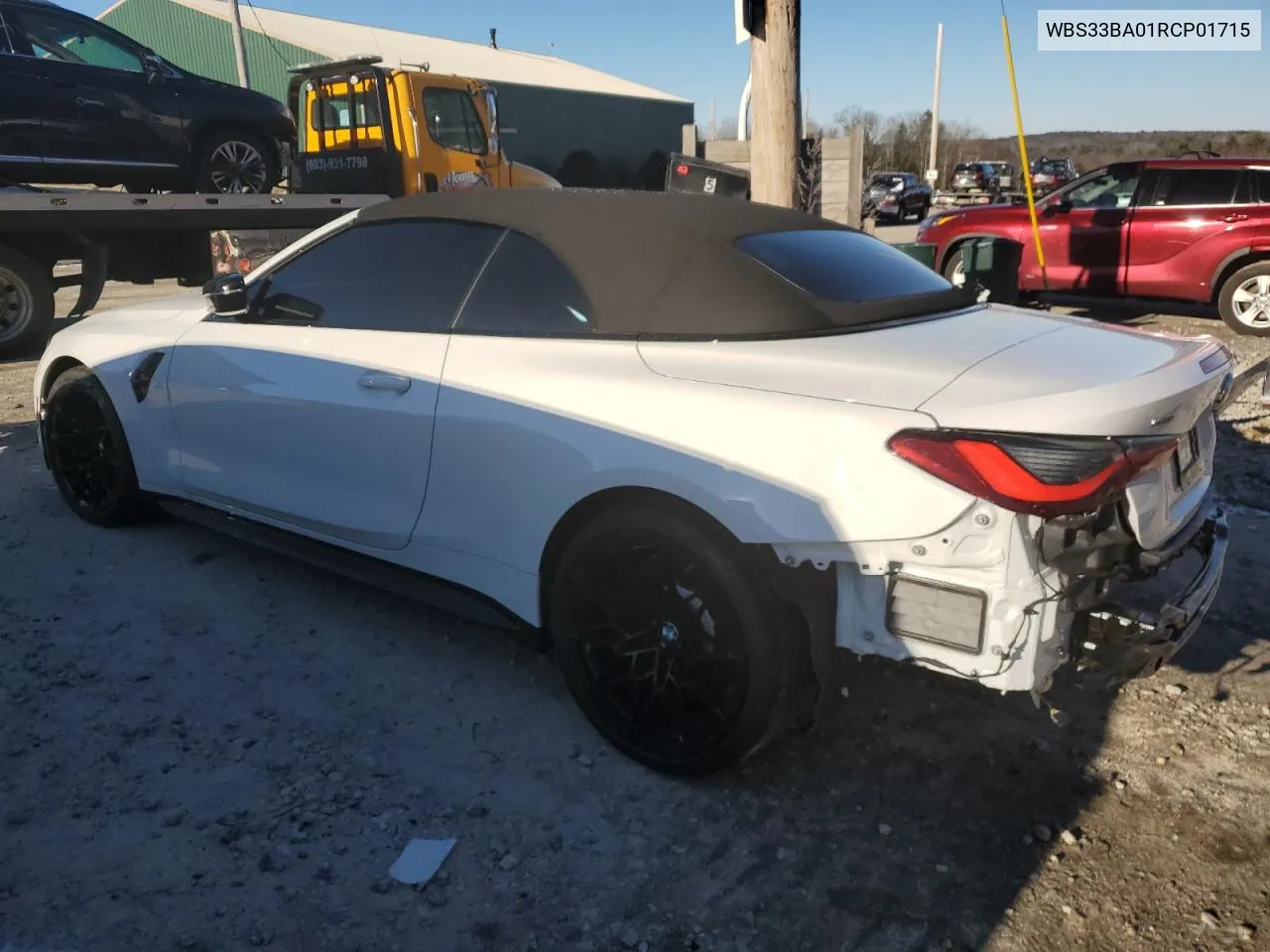 Auction sale of the 2024 BMW M4 , vin: WBS33BA01RCP01715, lot number: 38135614