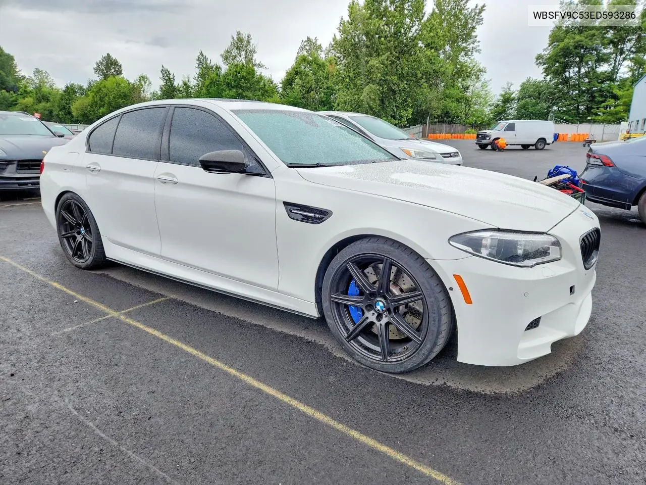 2014 BMW M5 VIN: WBSFV9C53ED593286 Lot: 56498956