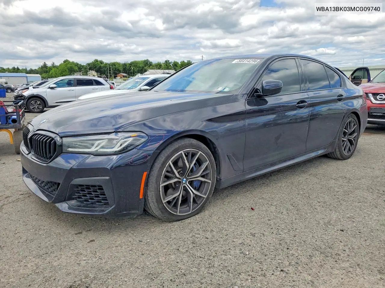 2021 BMW M550Xi VIN: WBA13BK03MCG09740 Lot: 56414296