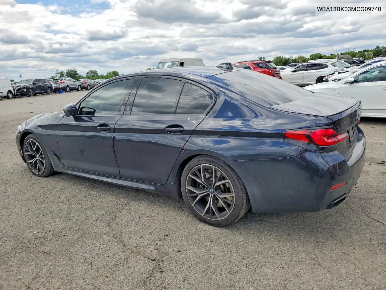 2021 BMW M550Xi VIN: WBA13BK03MCG09740 Lot: 56414296