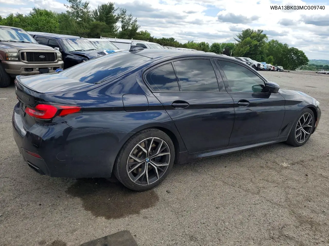 2021 BMW M550Xi VIN: WBA13BK03MCG09740 Lot: 56414296