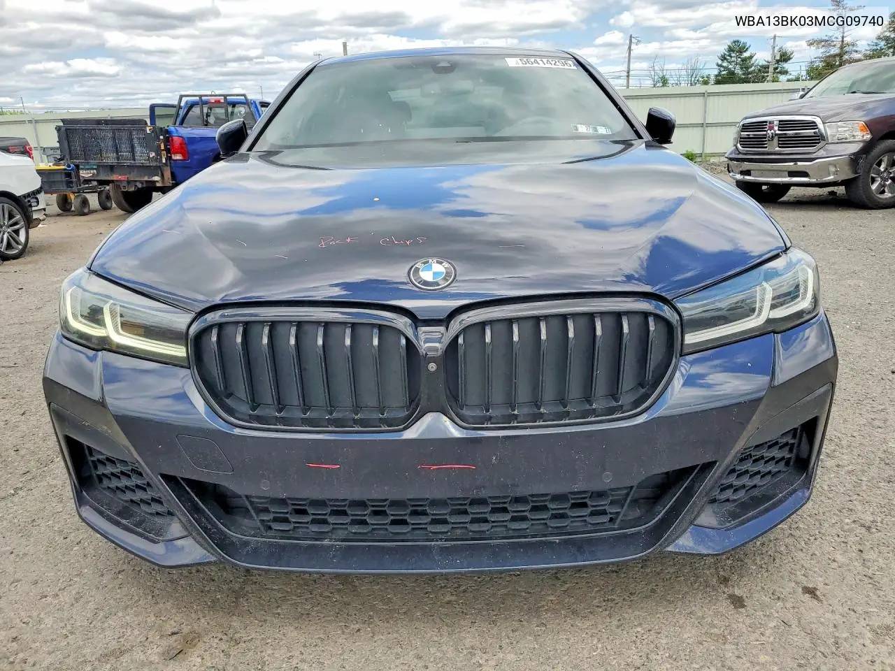 2021 BMW M550Xi VIN: WBA13BK03MCG09740 Lot: 56414296