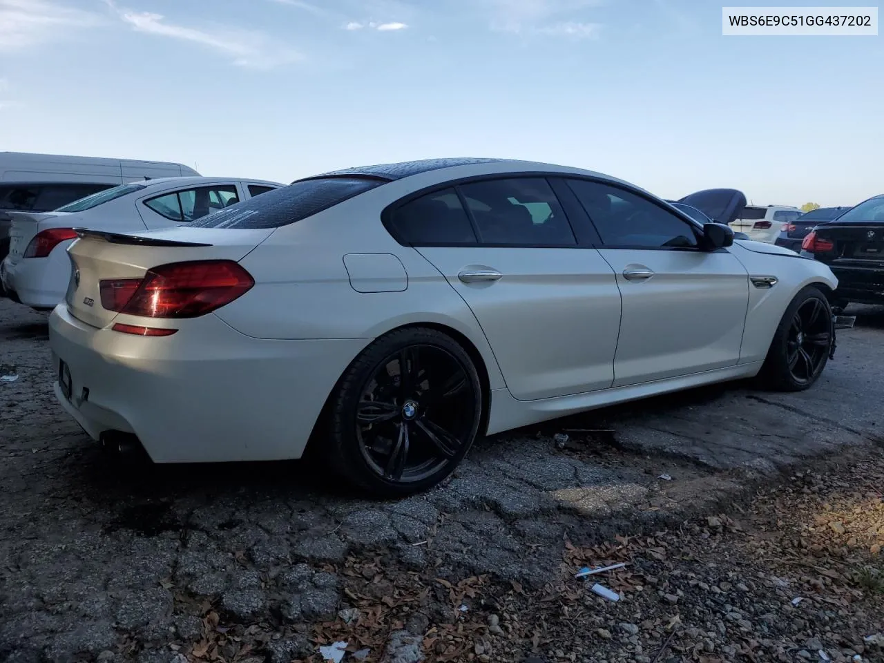 WBS6E9C51GG437202 2016 BMW M6 Gran Coupe