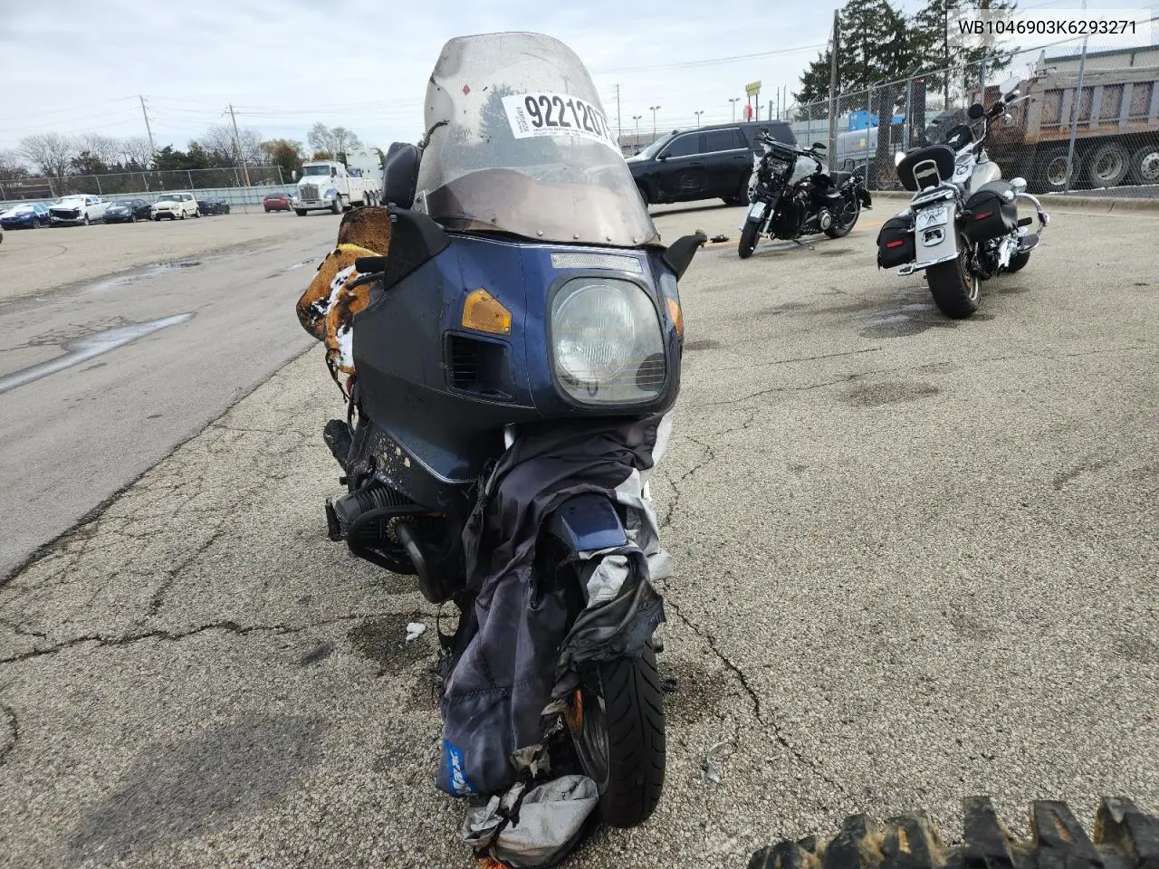 WB1046903K6293271 1989 BMW R100 Rt