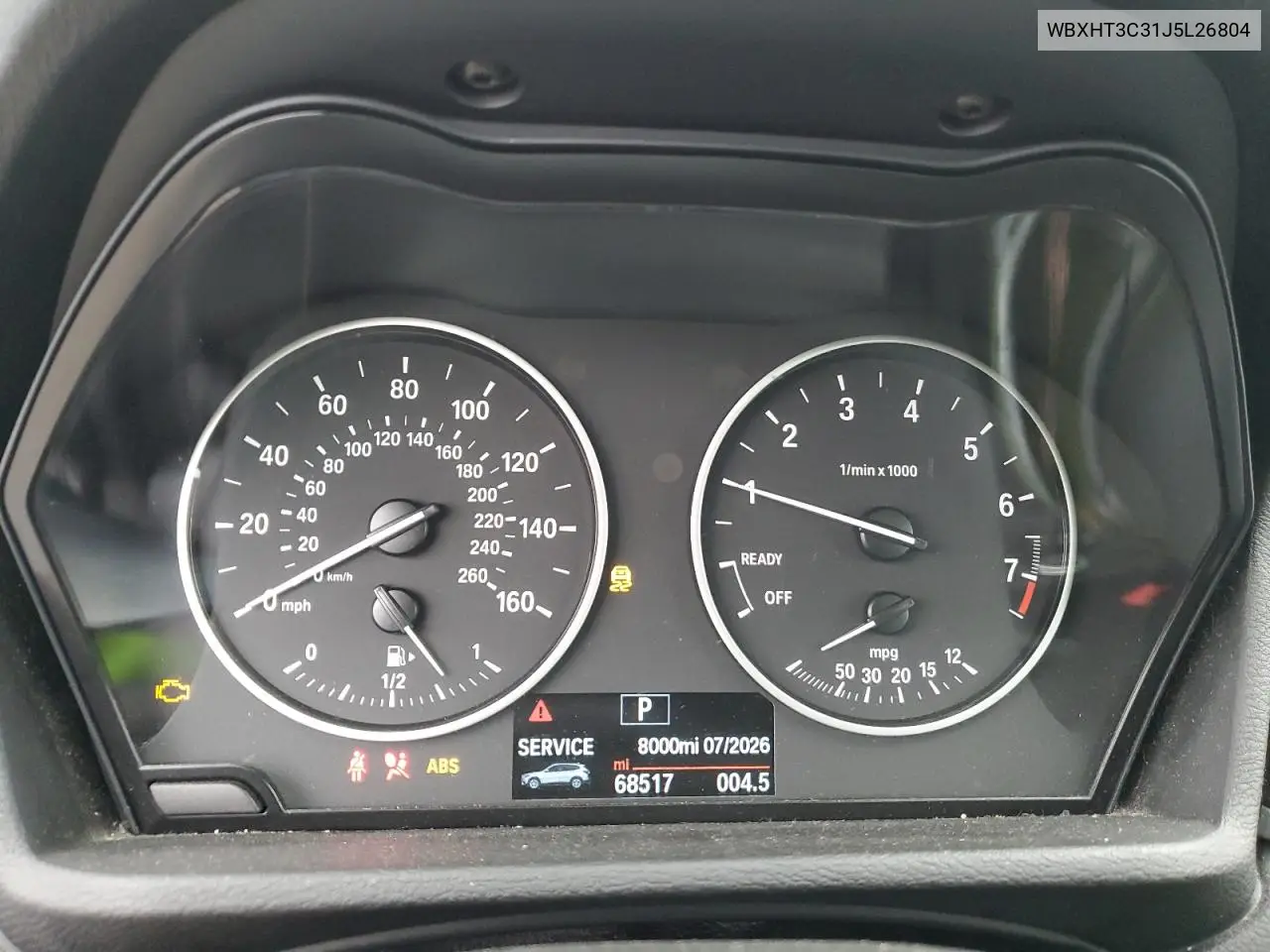 WBXHT3C31J5L26804 2018 BMW X1 xDrive28I
