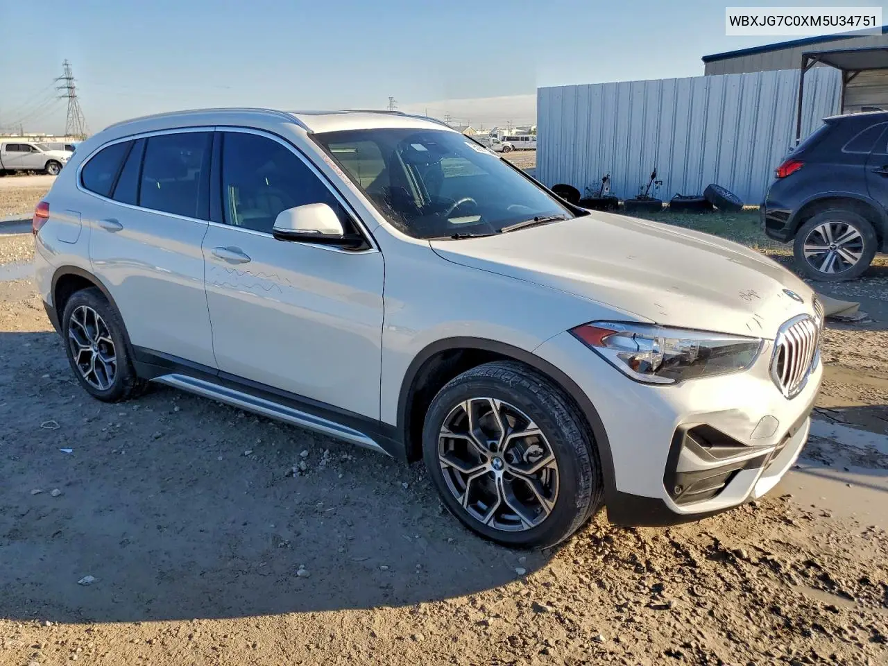 WBXJG7C0XM5U34751 2021 BMW X1 Sdrive28I