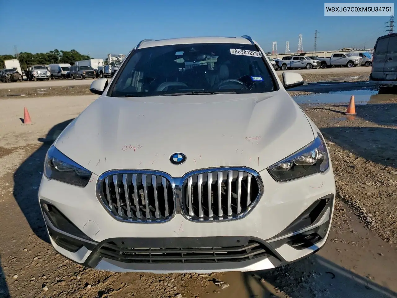 WBXJG7C0XM5U34751 2021 BMW X1 Sdrive28I