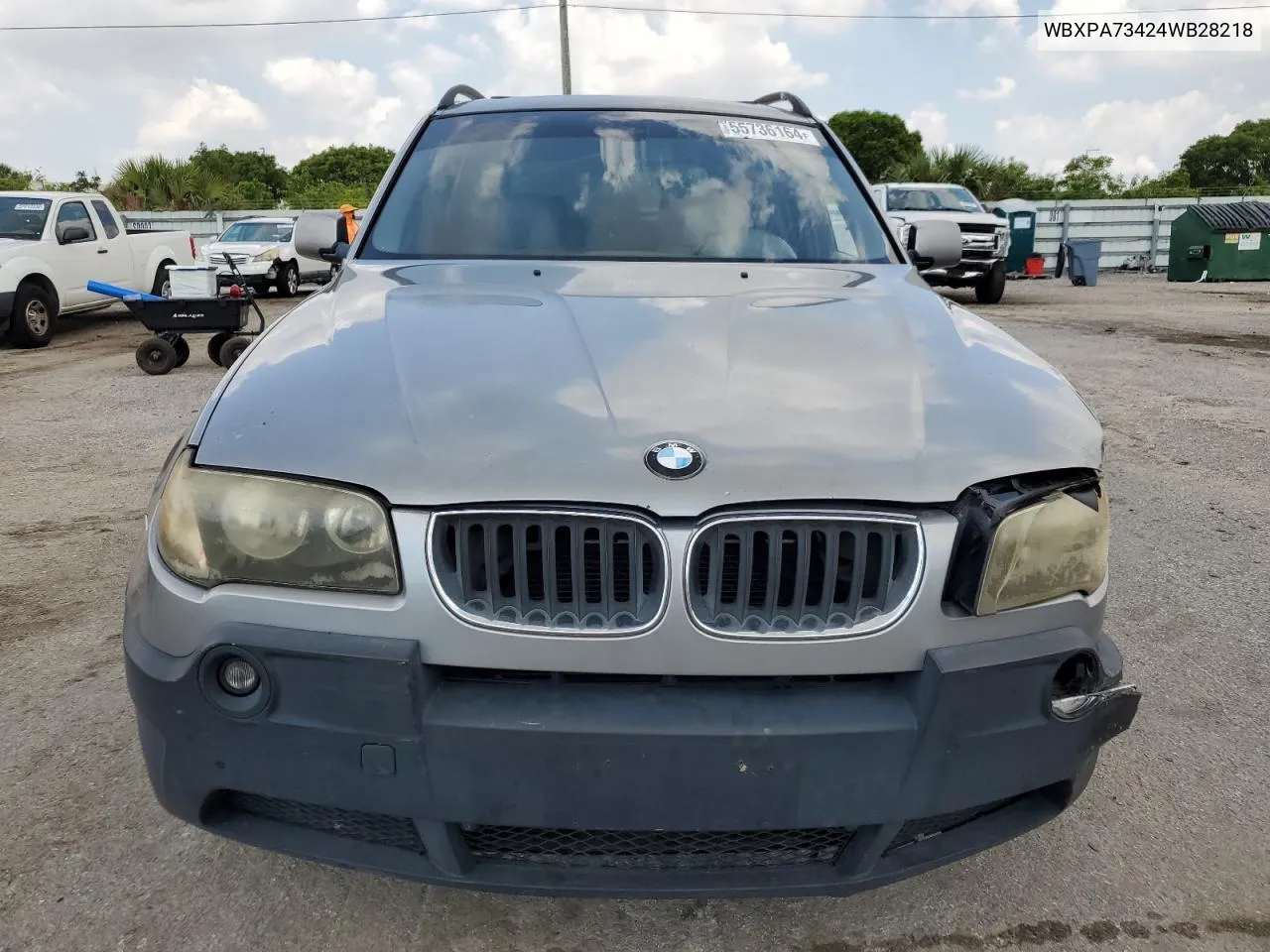 WBXPA73424WB28218 2004 BMW X3 2.5I