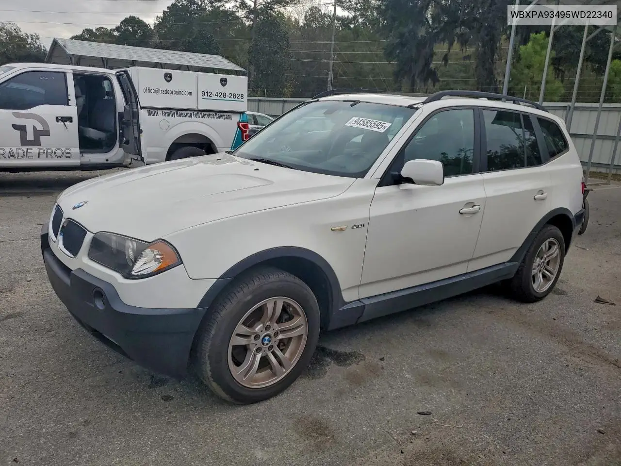 WBXPA93495WD22340 2005 BMW X3 3.0I