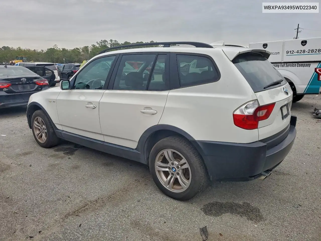 WBXPA93495WD22340 2005 BMW X3 3.0I
