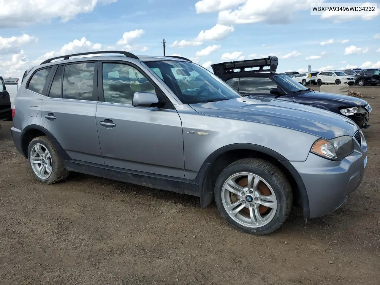 WBXPA93496WD34232 2006 BMW X3 3.0I