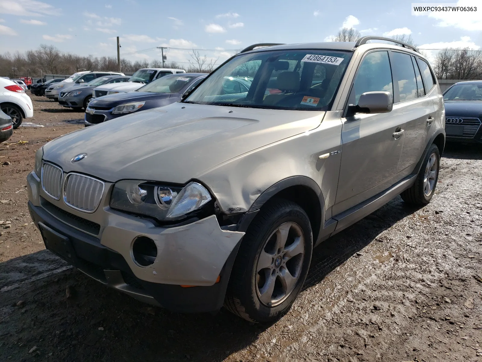 WBXPC93437WF06363 2007 BMW X3 3.0Si