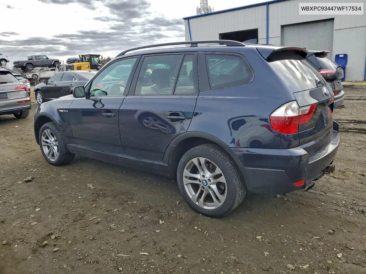 WBXPC93447WF17534 2007 BMW X3 3.0Si