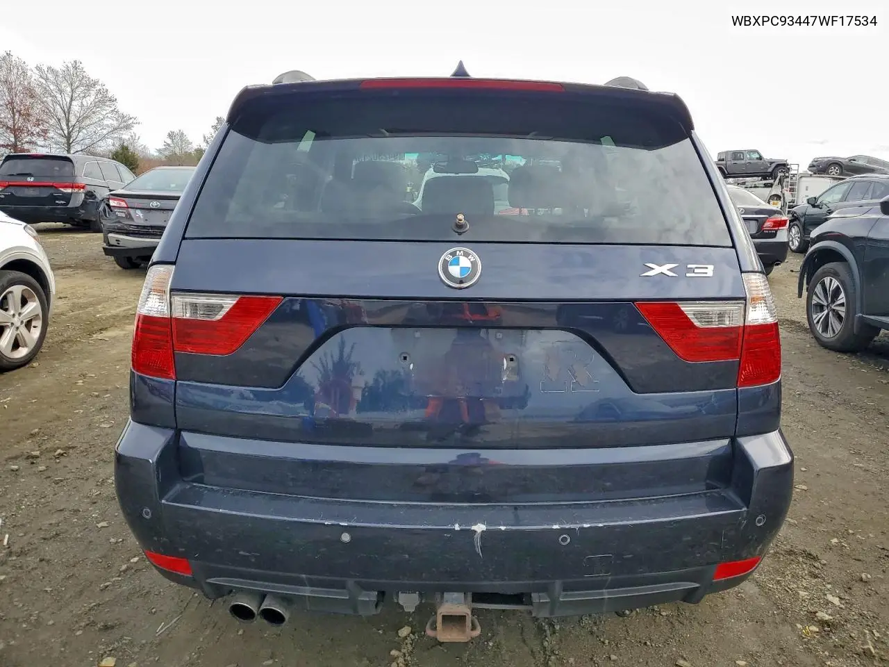 WBXPC93447WF17534 2007 BMW X3 3.0Si