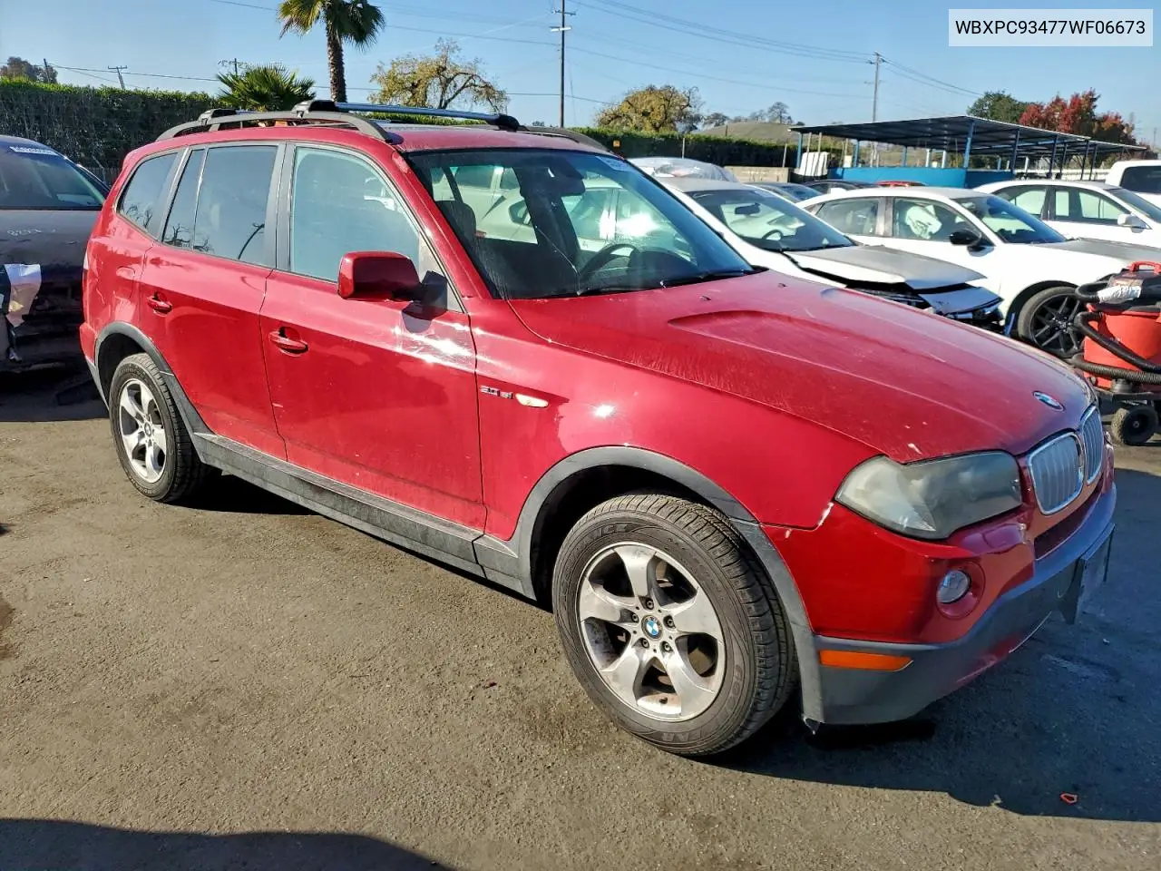 WBXPC93477WF06673 2007 BMW X3 3.0Si