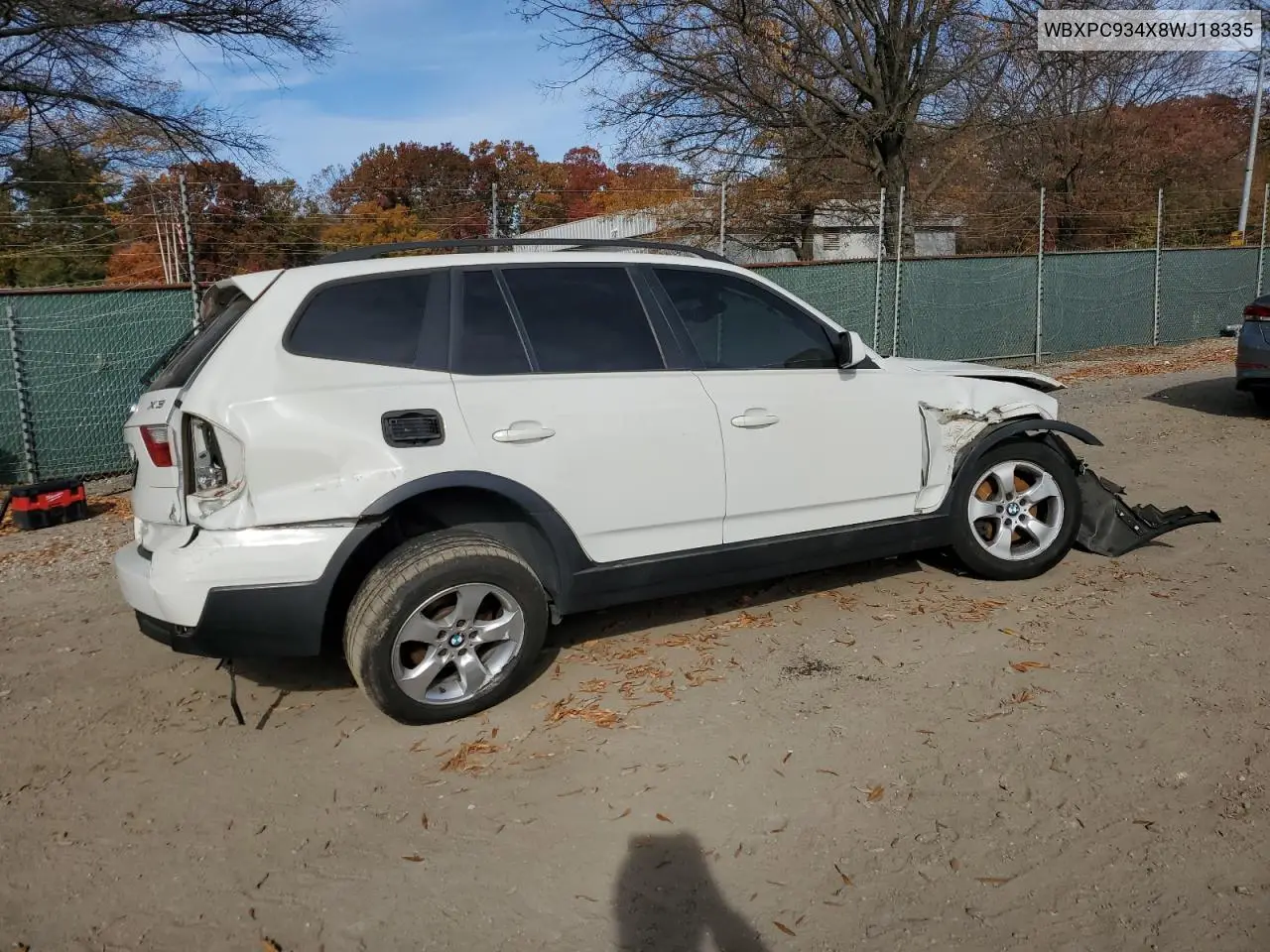 WBXPC934X8WJ18335 2008 BMW X3 3.0Si