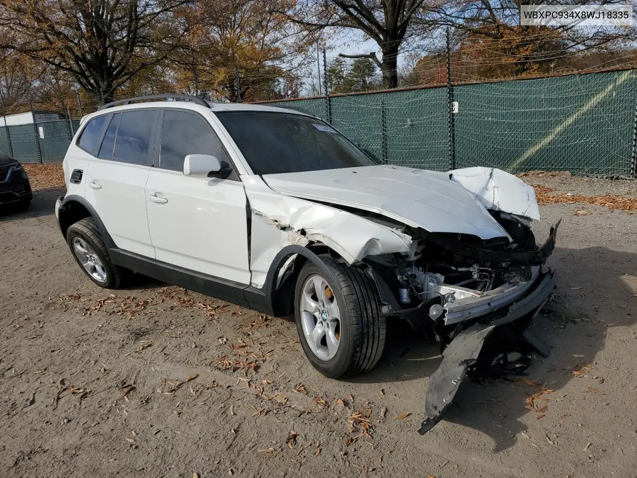 WBXPC934X8WJ18335 2008 BMW X3 3.0Si