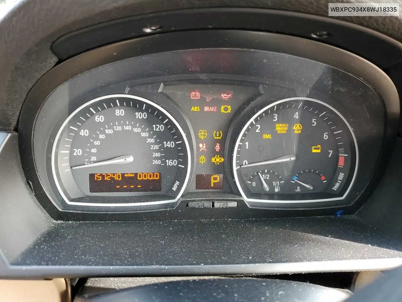 WBXPC934X8WJ18335 2008 BMW X3 3.0Si