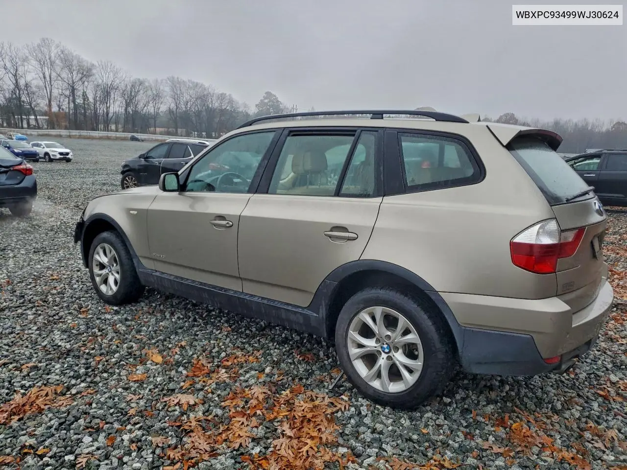 WBXPC93499WJ30624 2009 BMW X3 xDrive30I