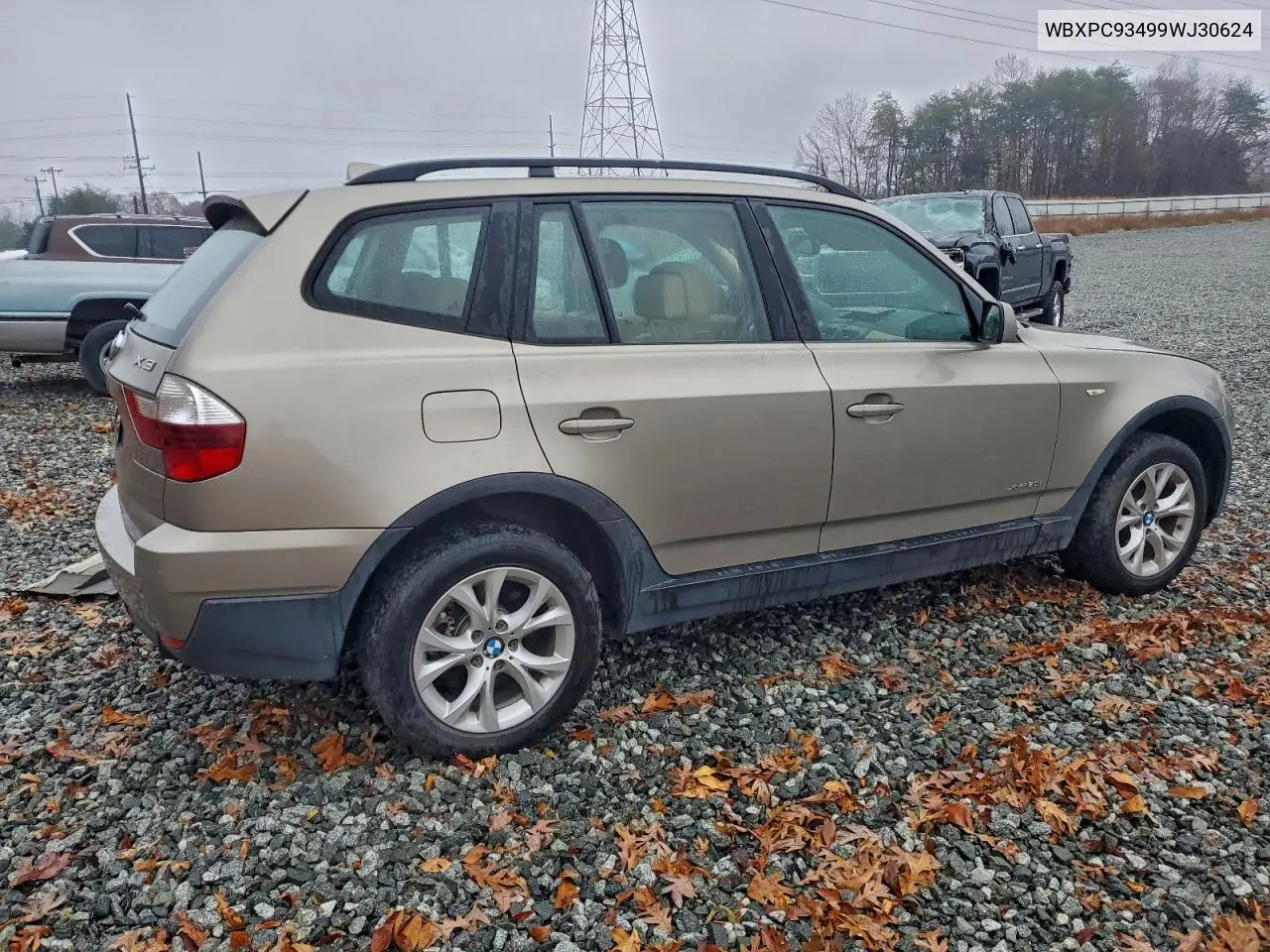 WBXPC93499WJ30624 2009 BMW X3 xDrive30I