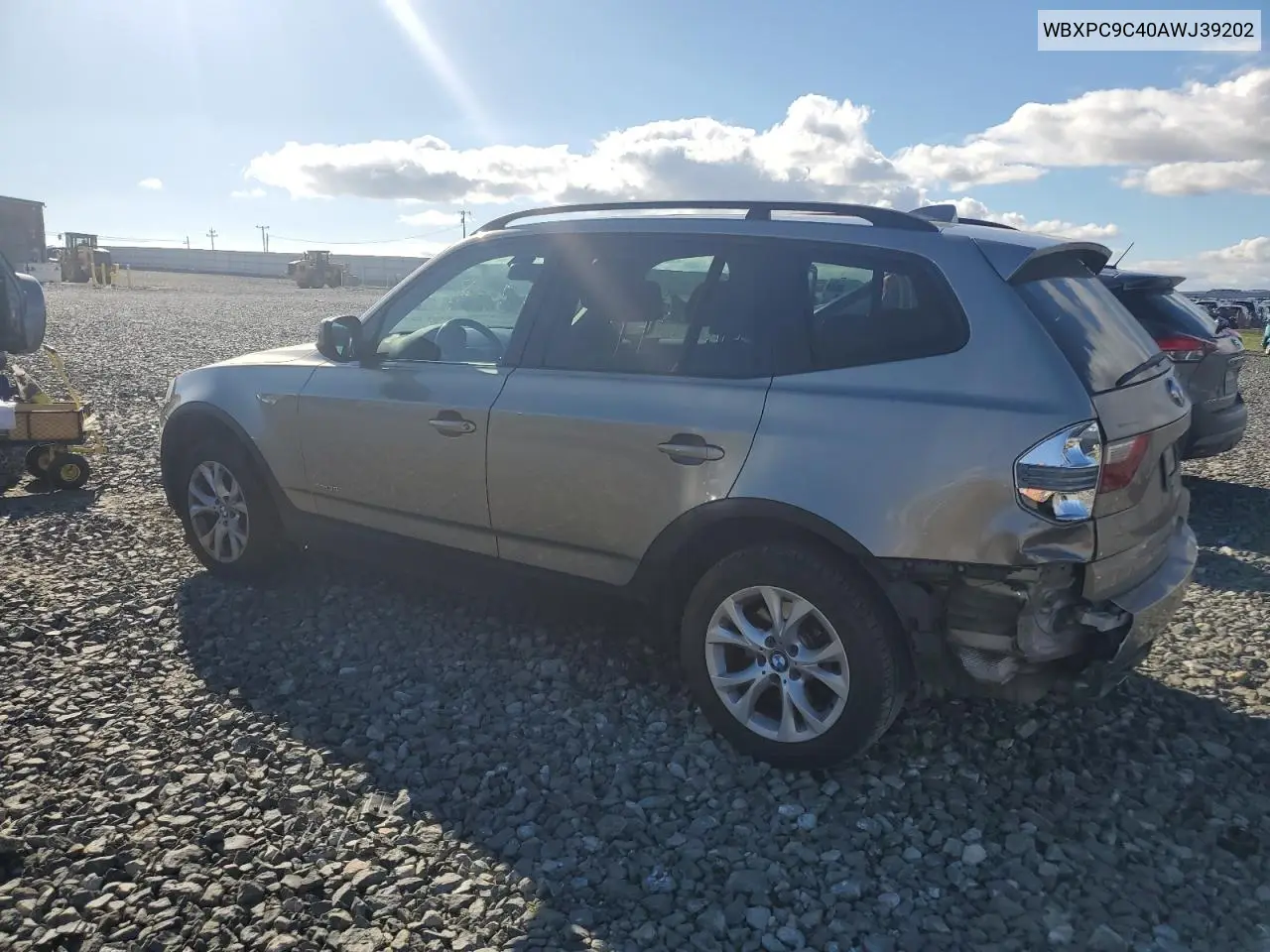 WBXPC9C40AWJ39202 2010 BMW X3 xDrive30I