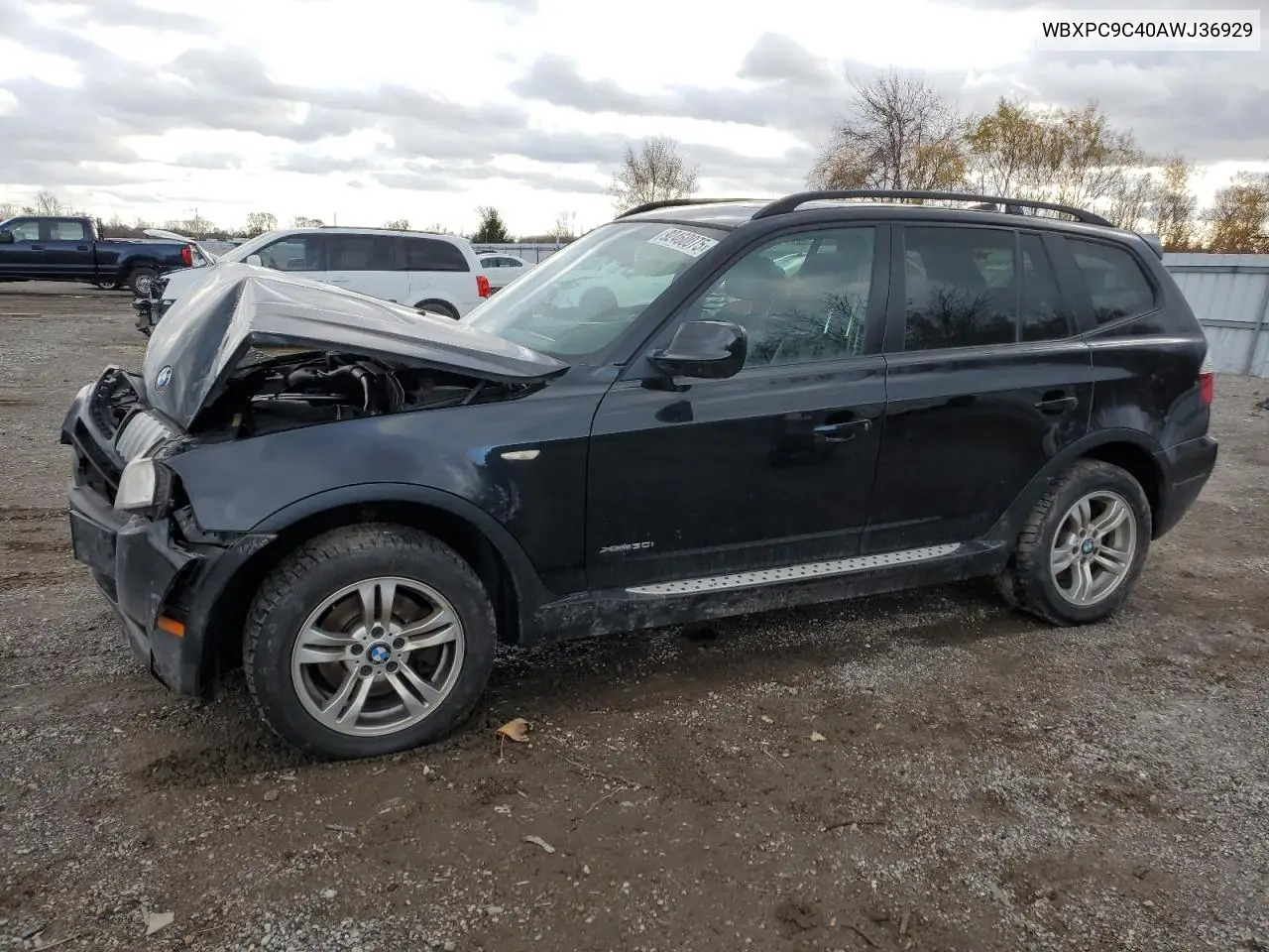 WBXPC9C40AWJ36929 2010 BMW X3 xDrive30I