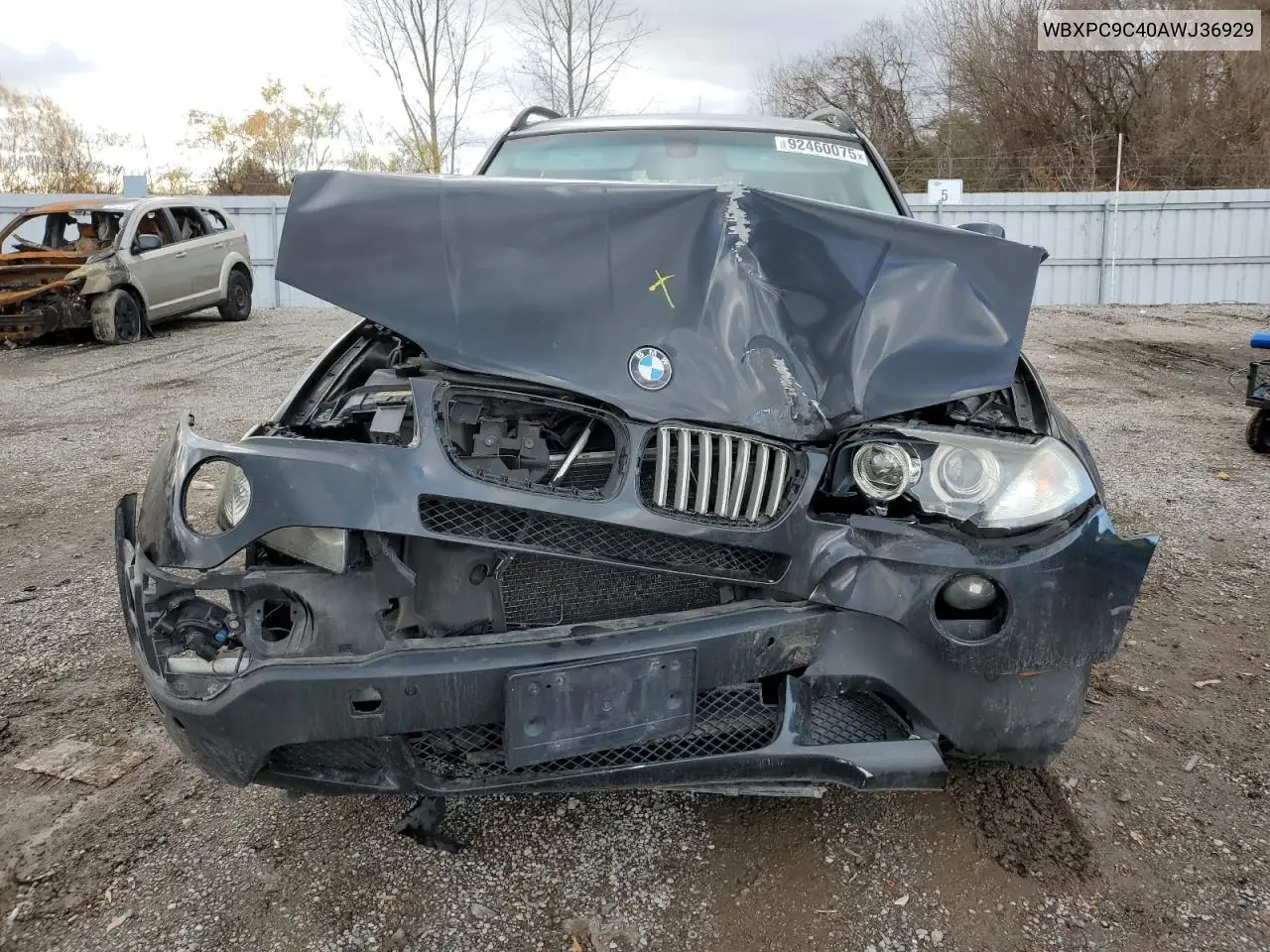WBXPC9C40AWJ36929 2010 BMW X3 xDrive30I