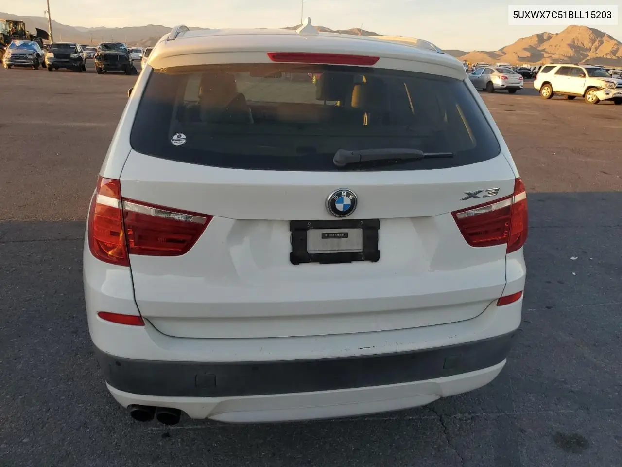 5UXWX7C51BLL15203 2011 BMW X3 xDrive35I