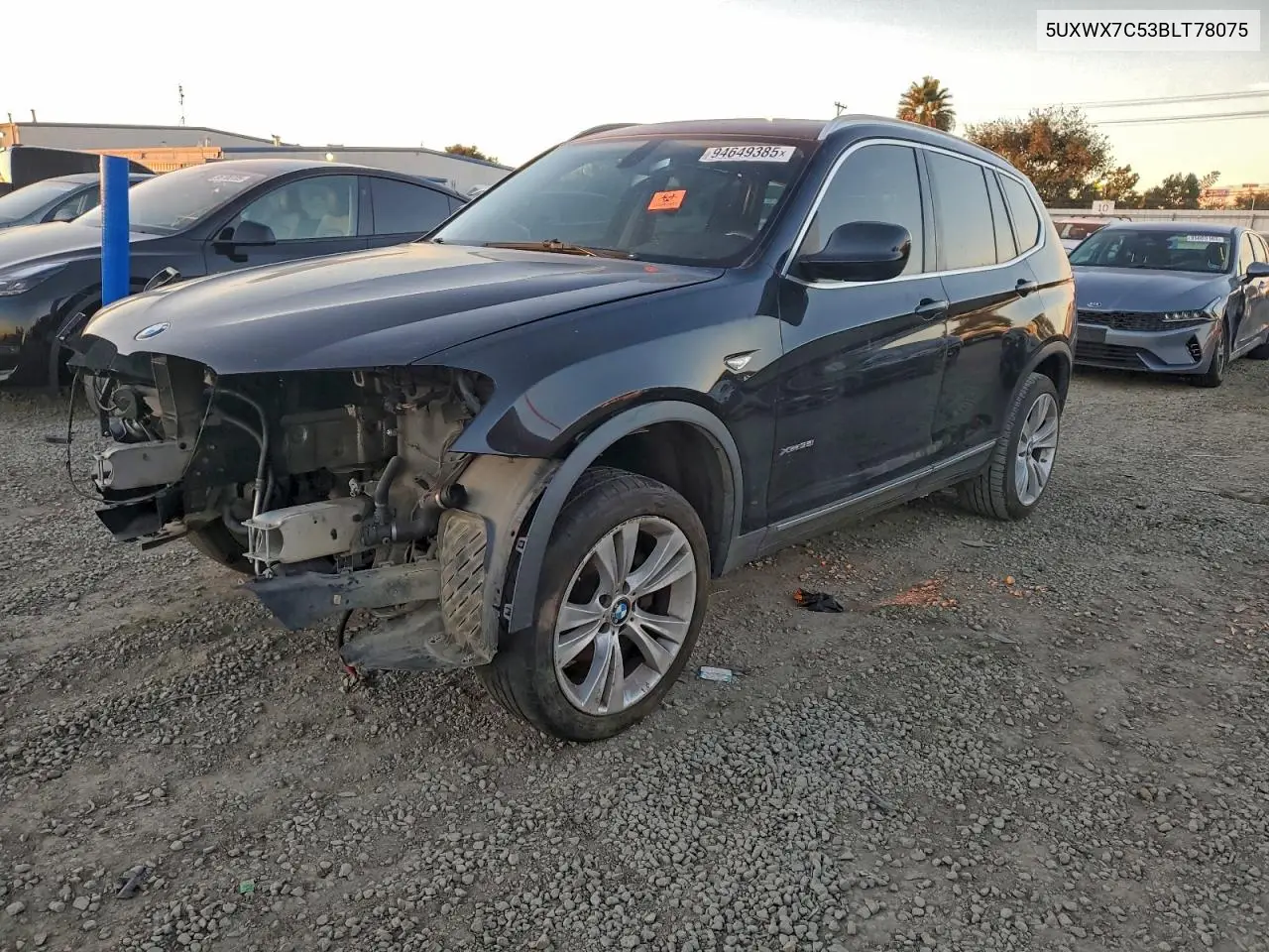 5UXWX7C53BLT78075 2011 BMW X3 xDrive35I