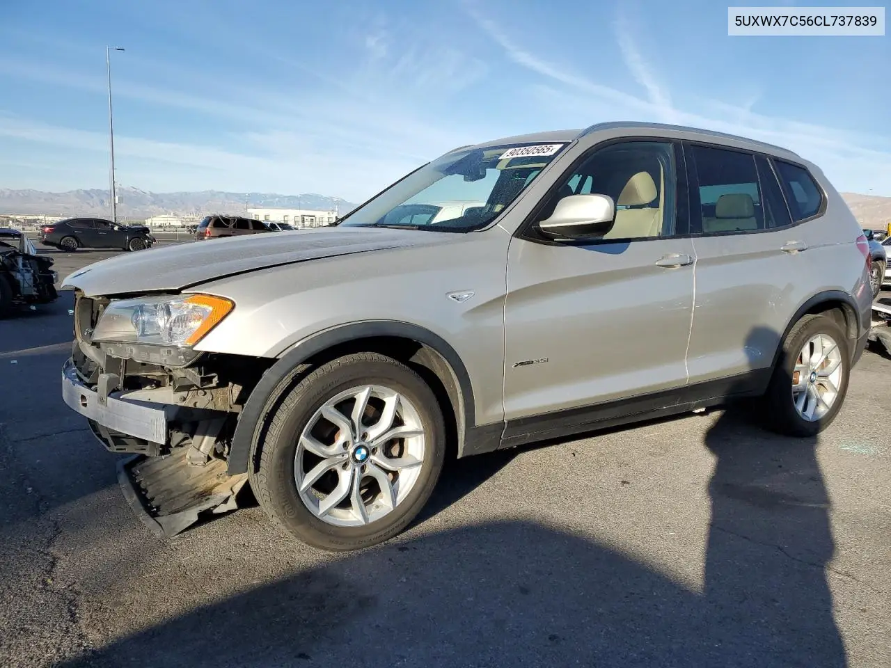 5UXWX7C56CL737839 2012 BMW X3 xDrive35I