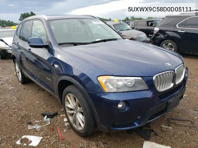 5UXWX9C58D0D05111 2013 BMW X3 xDrive28I