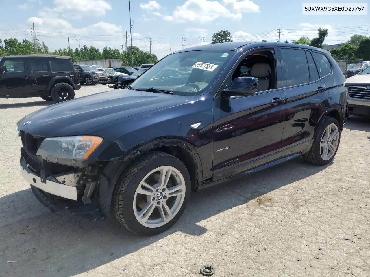 5UXWX9C5XE0D27757 2014 BMW X3 xDrive28I