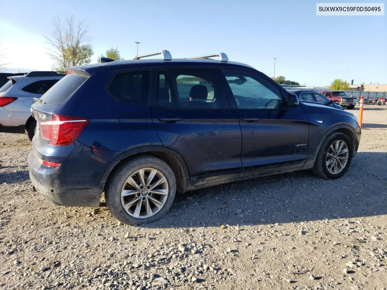 5UXWX9C59F0D50495 2015 BMW X3 xDrive28I