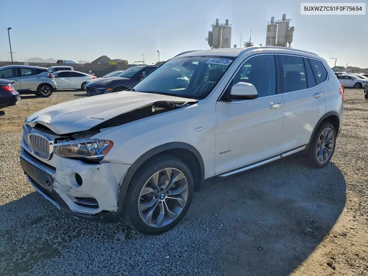 5UXWZ7C51F0F75654 2015 BMW X3 Sdrive28I