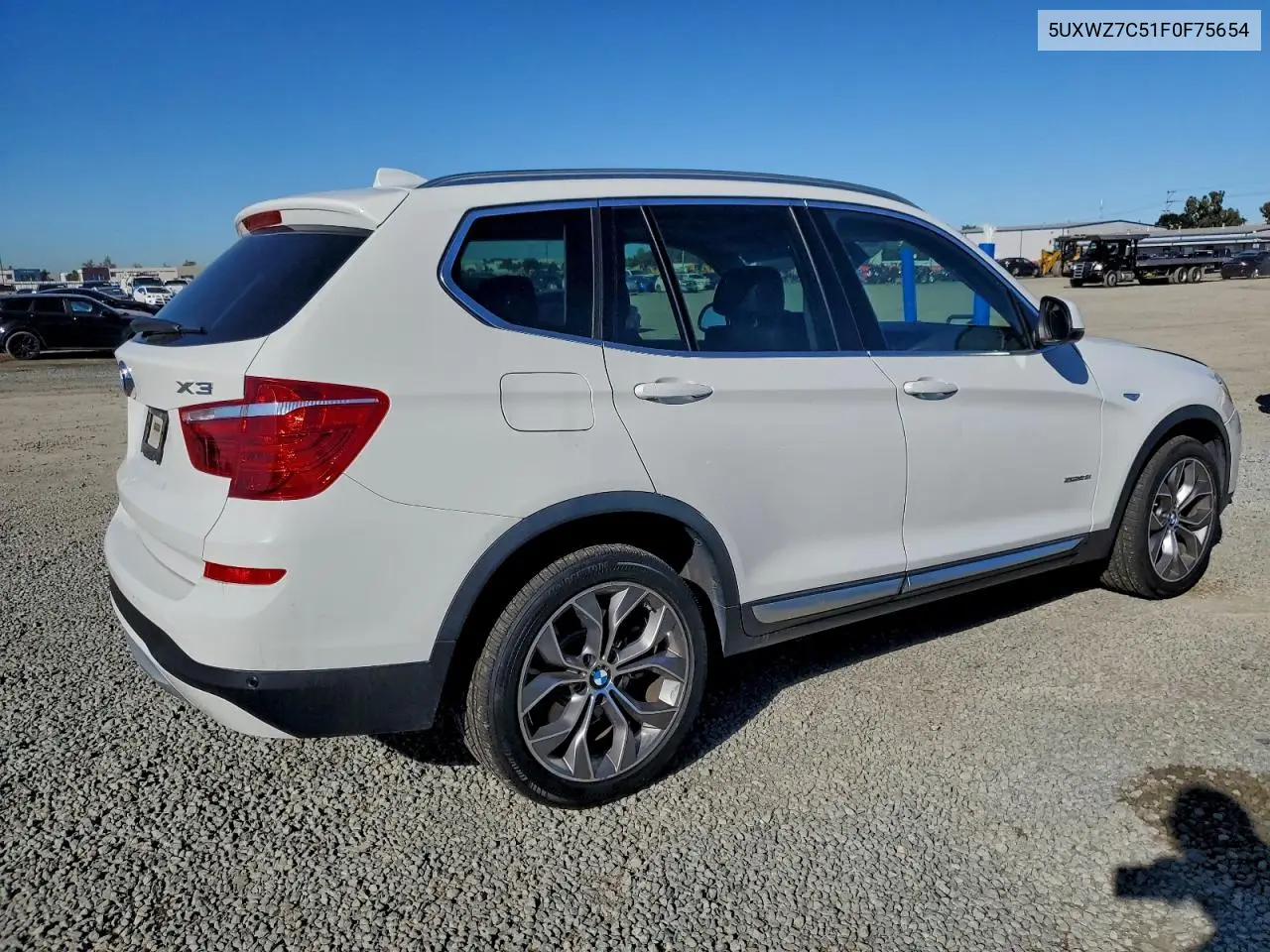 5UXWZ7C51F0F75654 2015 BMW X3 Sdrive28I